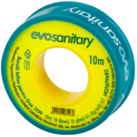 Fita de PTFE para Gás 1109 / l[mm]: 12; L[m]: 10; G[mm]: 0.1; D[g/cm3]: 0.7