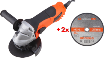 Rebarbadora Angular AG125 + 2x Disco Abrasivo PROMO