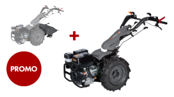 Pacote Motocultivador com Motor Loncin MT370 com Arranque Elétrico e Fresa EvoTools +Plus®