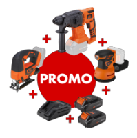 Kit 2 Ferramentas com Baterias 4Ah e Carregador (Promo 681325 Lixadeira)