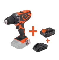 Kit berbequim aparafusador a bateria com 2 baterias e carregador MAX 20V ONE EvoTools®