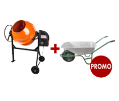 Betoneira EvoTools® + Carrinho de Mão PROMO 1+1