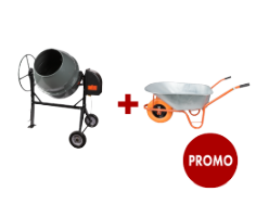Betoneira EvoTools +Plus® + Carrinho de Mão PROMO 1+1