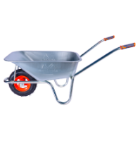 Carrinho de Mão Galvanizado com Roda Pneumática e Jante Metálica EvoTools +Plus® / T: 85