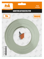 Vedação Autoadesiva de EPDM, Perfil E, 2x3 m
