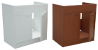 Armário Base para Pia de Cozinha PVC Crina