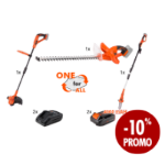 Ferramentas de Jardim ONE +Bateria 2Ah+Carregador Promo 3+2+2