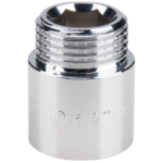 Prolongador em Latão Cromado 1/2