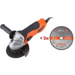 Rebarbadora Angular AG125 + 2x Disco Abrasivo PROMO