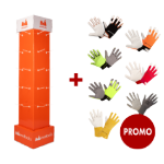 Luvas de Proteção Pack Expositor em Cartão