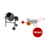 Betoneira EvoTools +Plus® + Carrinho de Mão PROMO 1+1