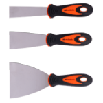 Conjunto de 3 Espátulas de Aço Inoxidável Cabo em PVC com TPR EvoTools®