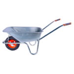 Carrinho de Mão Galvanizado com Roda Pneumática e Jante Metálica EvoTools +Plus®