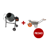 Betoneira EvoTools +Plus® + Carrinho de Mão PROMO 1+1