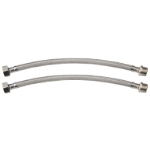 Mangueira Flexível em Aço Inoxidável Rosca Fêmea - Rosca Macho