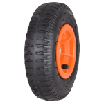 Roda para Carrinho de Carga com Aro de Plástico